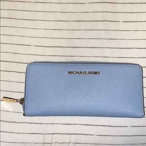 Large Michael Kors Wallet with Wrist Strap